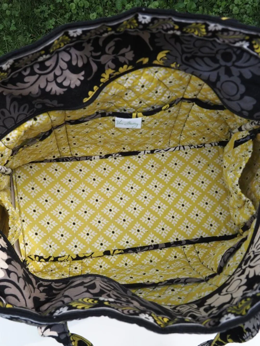 Vera Bradley Retired Baroque Floral Weekender Large Tote Bag
